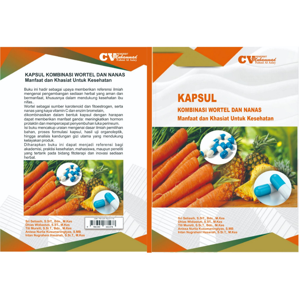 KAPSUL KOMBINASI WORTEL DAN NANAS