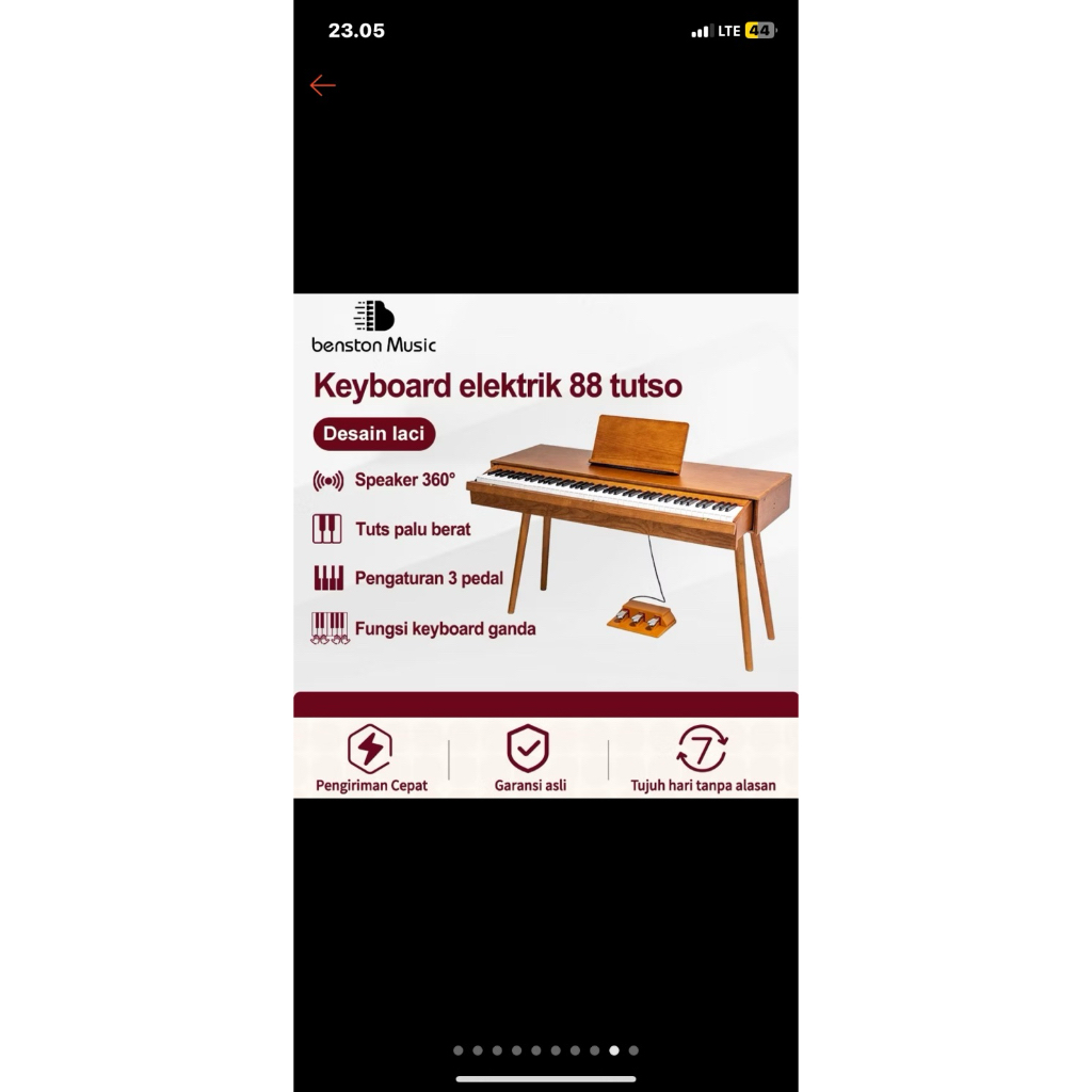 piano 88 tuts