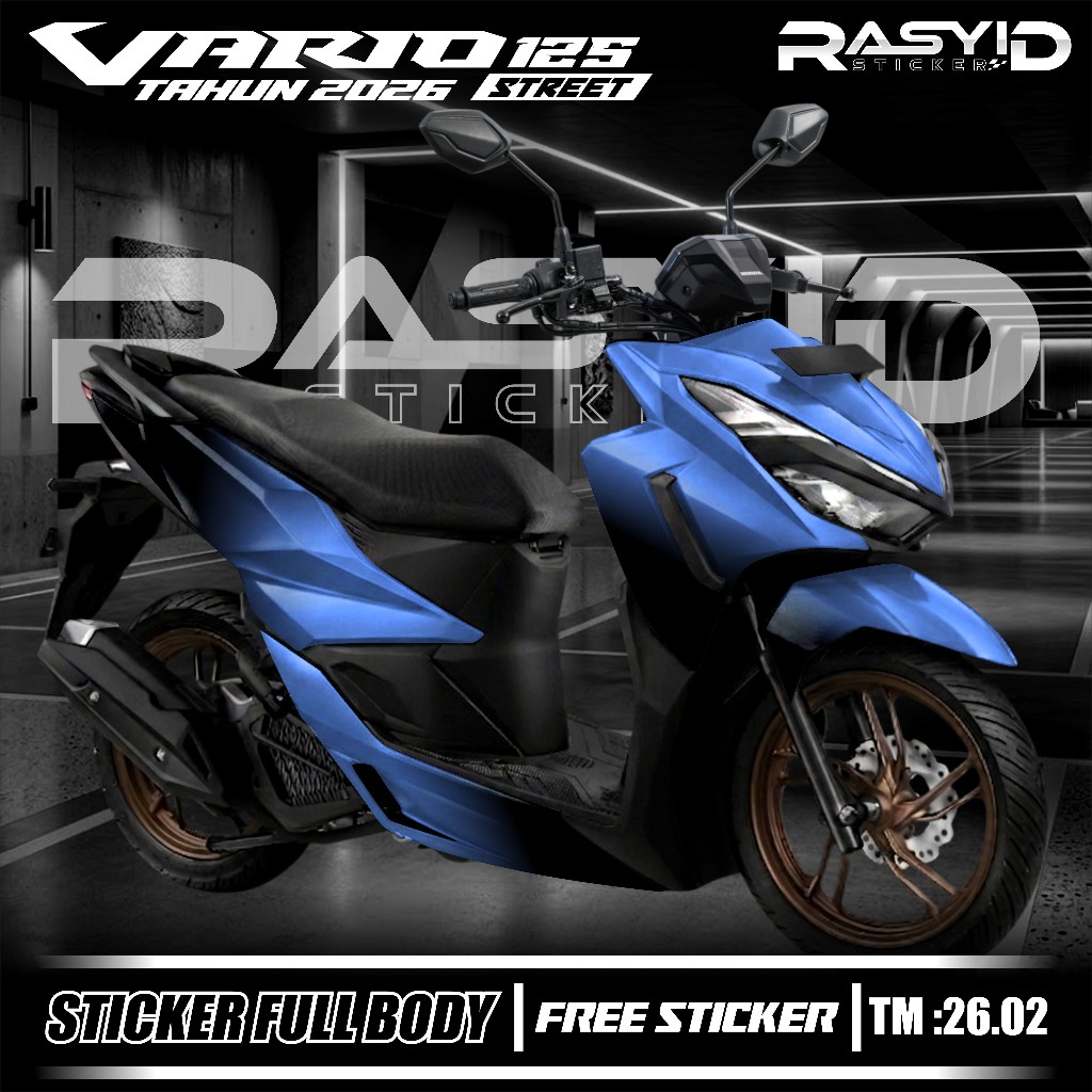 Terbaru COD Sticker Full Body Motor Honda Vario 125 Street Tahun 2026 Sticker Full Body Vario 125 St