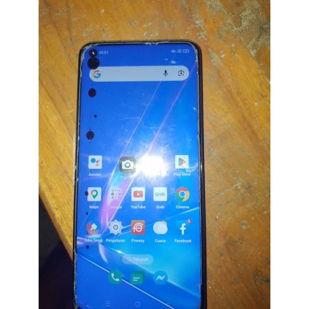 Lcd oppo A52 2020,A92 2020,A72 2020 original copotan minus tompel baca deskripsi
