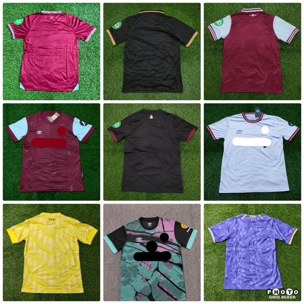 LIGA INGGRIS CLUB MEDIOKER BRENTFORD OXFORD WESTHAM JERSEY BAJU BOLA 2024/2025 2026/2027 GRADE ORI I