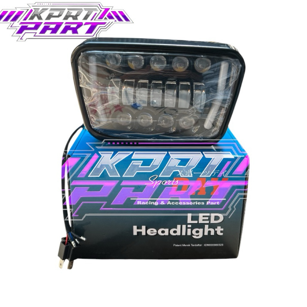 reflektor depan rxking new model daymaker lampu depan rxking new led daymaker