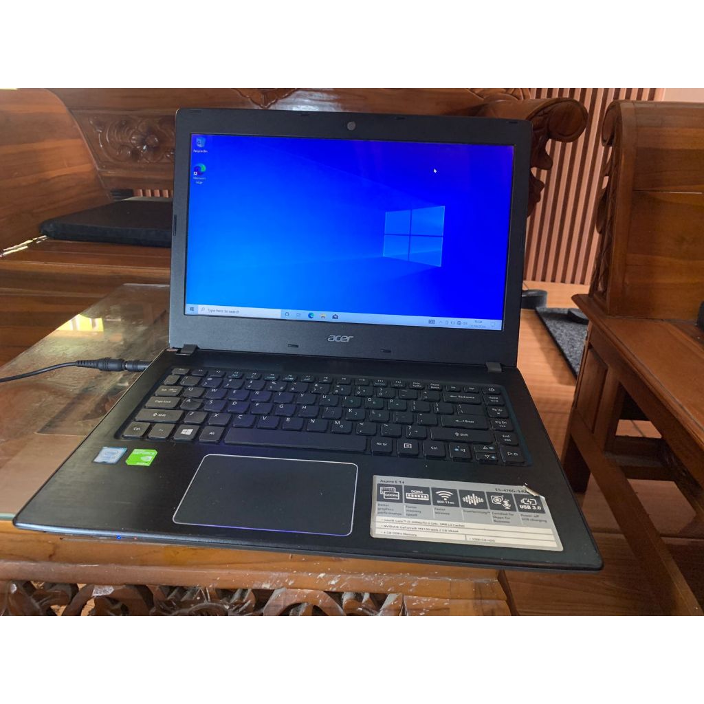 LAPTOP Acer Aspire E5-476G   CORE i3 -GEN6 RAM 4GB Hd 1TB