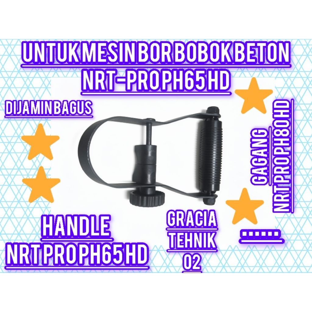 HANDLE NRT PRO PH65 HD FOR MESIN BOBOK BETON NRT PRO PH65 HD GAGANG HANDLE PEGANGAN NRT PRO PH65HD P