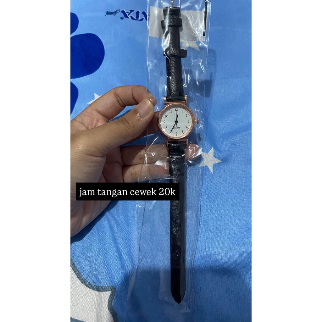 jam tangan cewek warna hitam