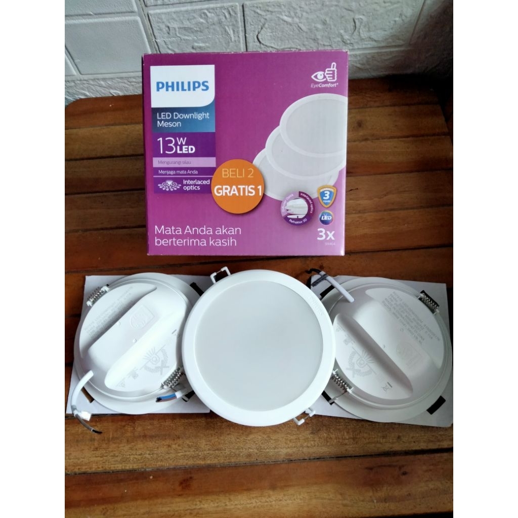 Lampu Philips LED Downlight Meson 13watt