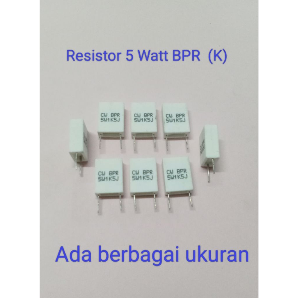 Resistor BPR 5 Watt K (30 pcs)