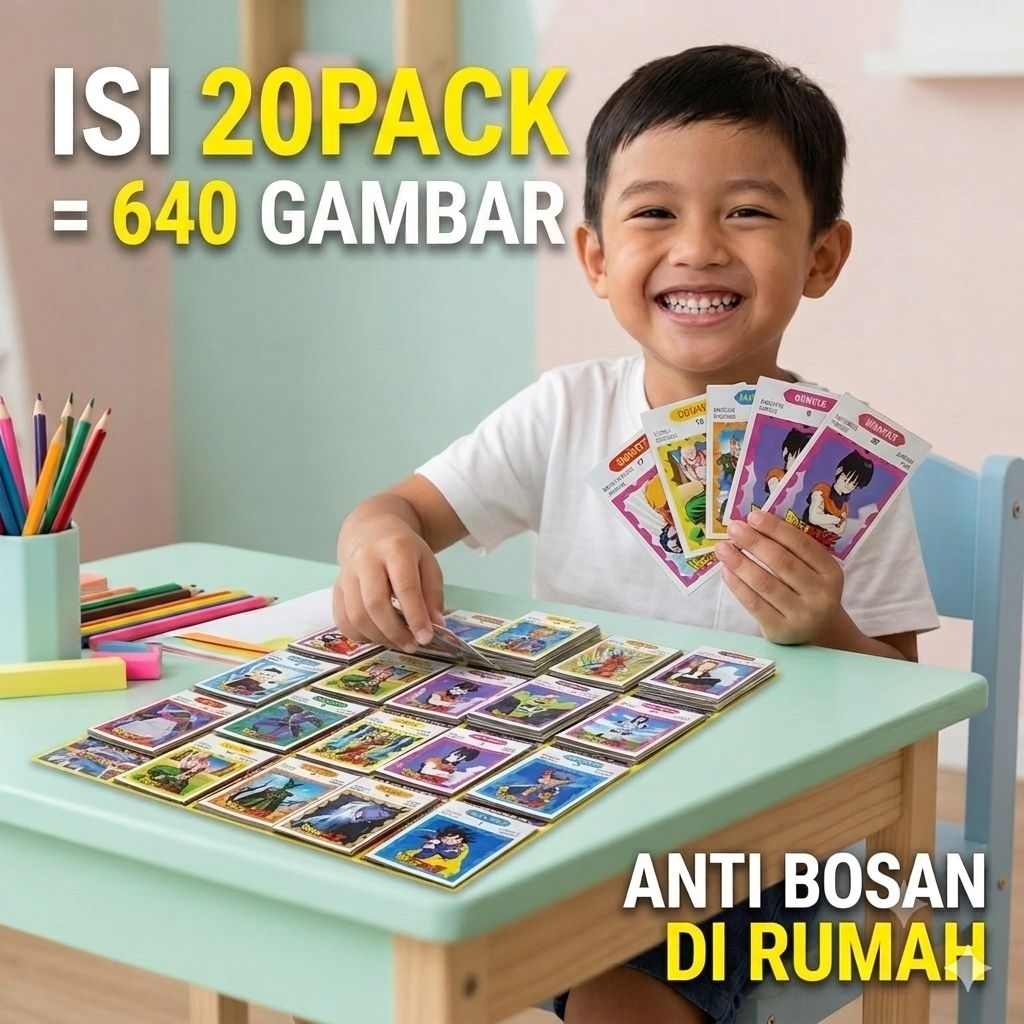 KWARTET MAINAN VIRAL | ISI 640PCS | KARTU MAINAN ANAK EDUKASI | KARTU GAMBAR MAINAN ANAK GAMBAR MACA