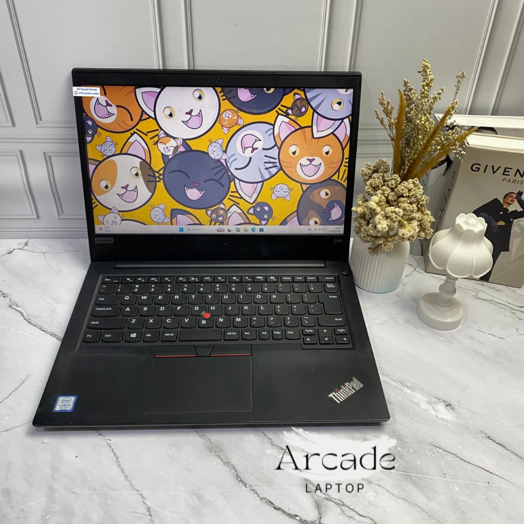 Laptop GRADE A Lenovo Thinkpad E480 Core i3 i5 i7 Generasi 7 Layar 14 Inch Premium Berkualitas dan B