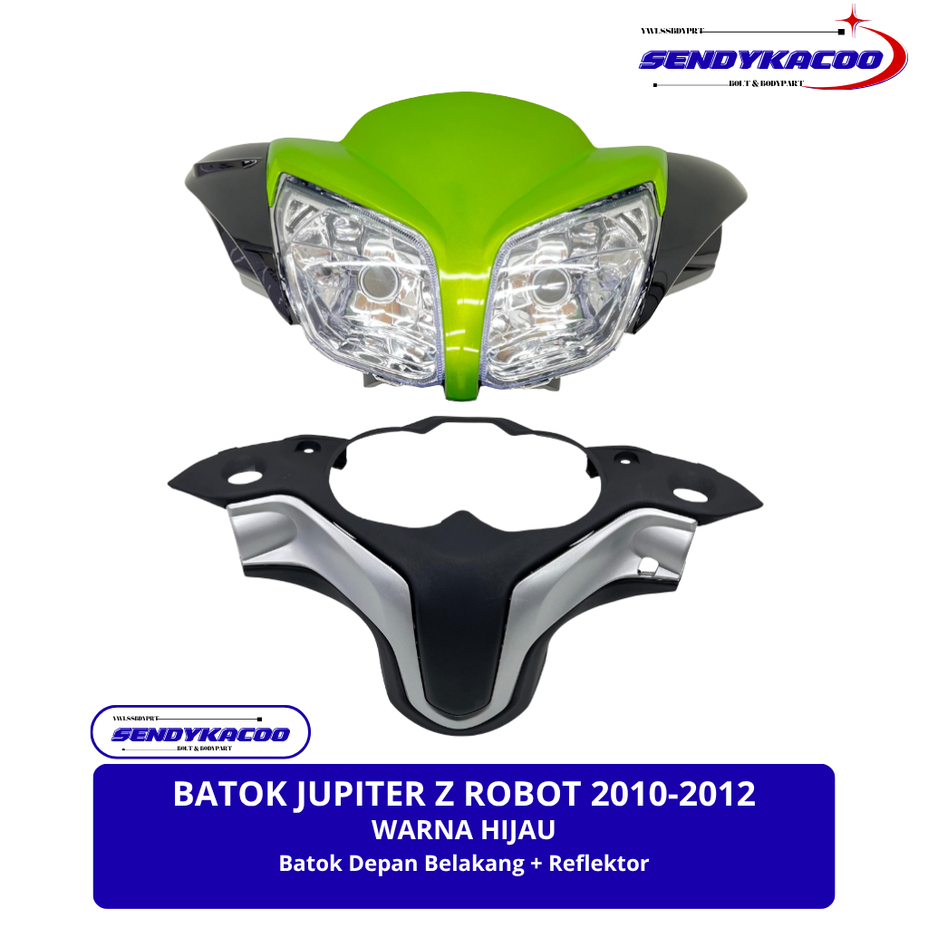 Batok 1 Set Yamaha Jupiter Z Robot 2010 Totok Depan Jupiter Z Robot Warna Hijau