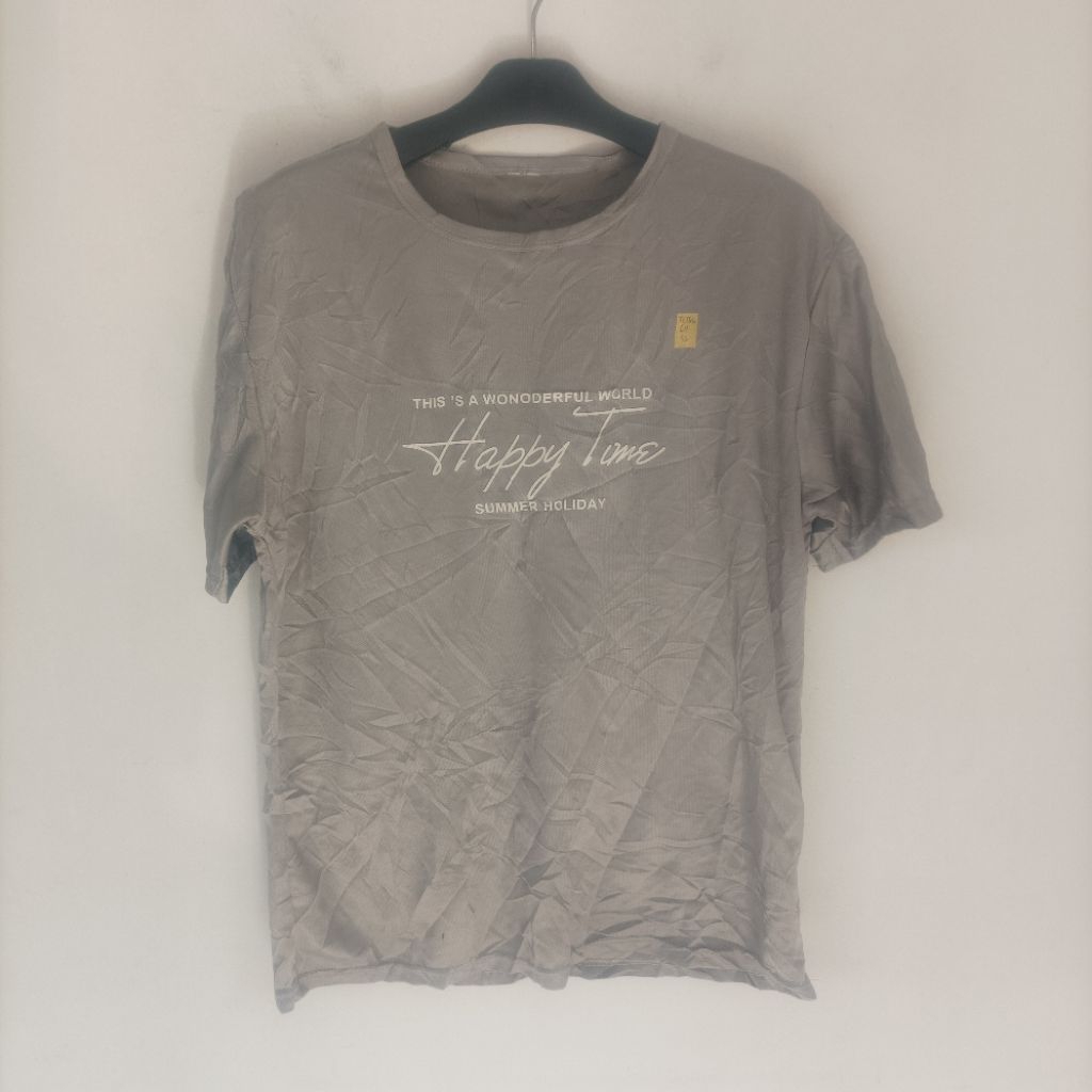 KAOS OBLONG PRIA SUMMER HOLIDAY SECOND SIZE M TC26