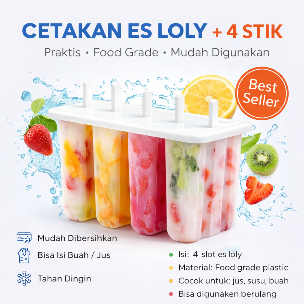 CETAKAN ES LILIN UNIK /  MACAM CETAKAN ES KRIM / CETAKAN ES JADUL / CETAKAN ES KRIM BULAT STICK / CE
