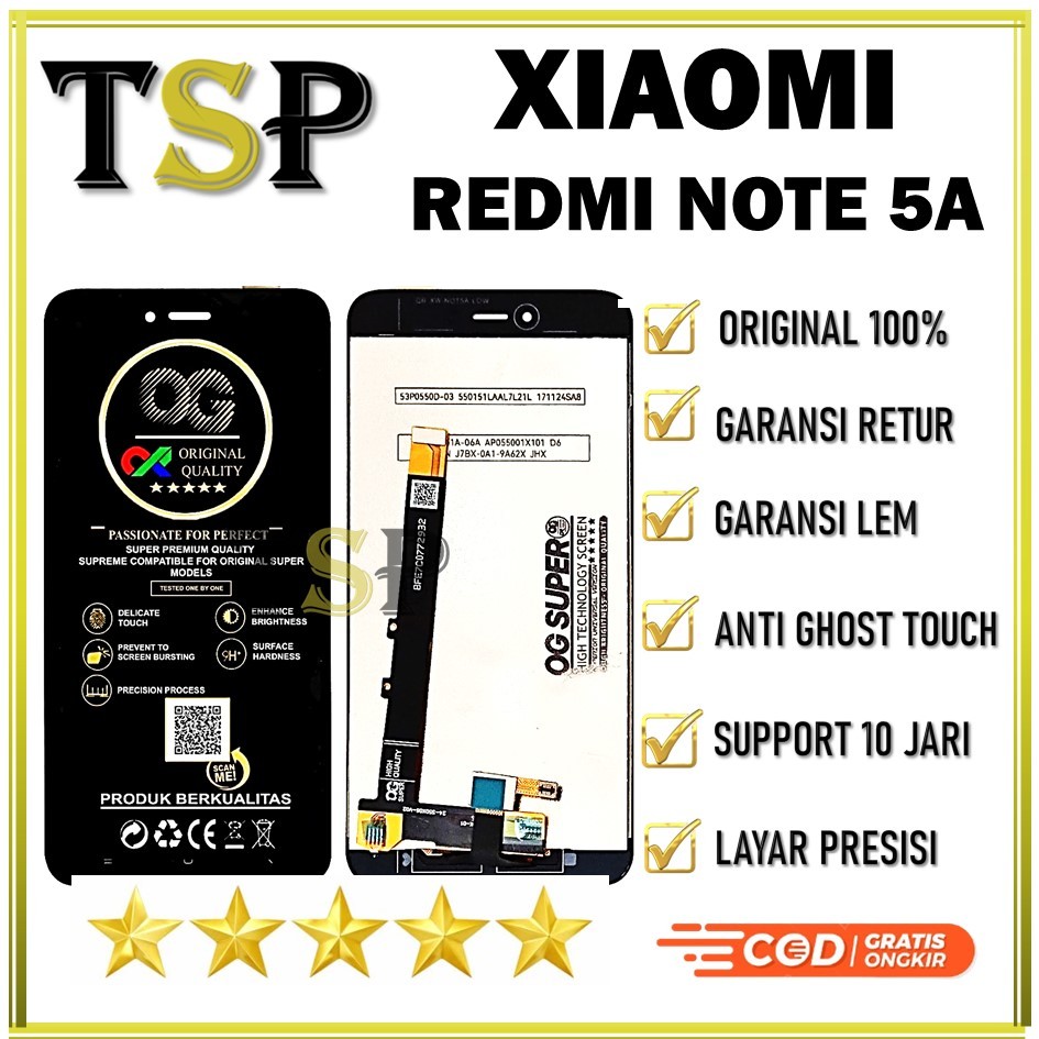 LCD XIAOMI REDMI NOTE 5A LCD ORIGINAL 100%