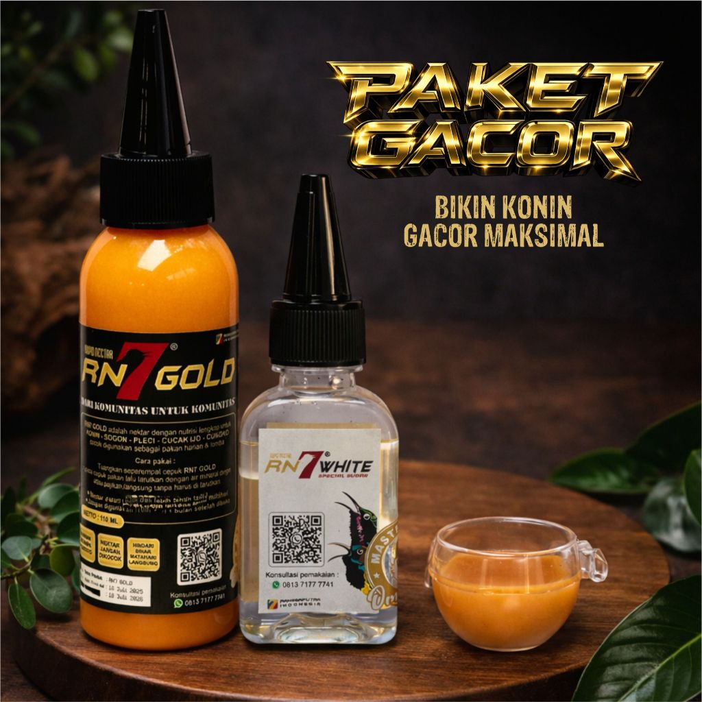 RN7 GOLD DAN RN7 WHITE MINI TETES PAKET GACOR UNTUK BURUNG KONIN SOGON PLECI CUCAK IJO CUNGKO MAKIN 