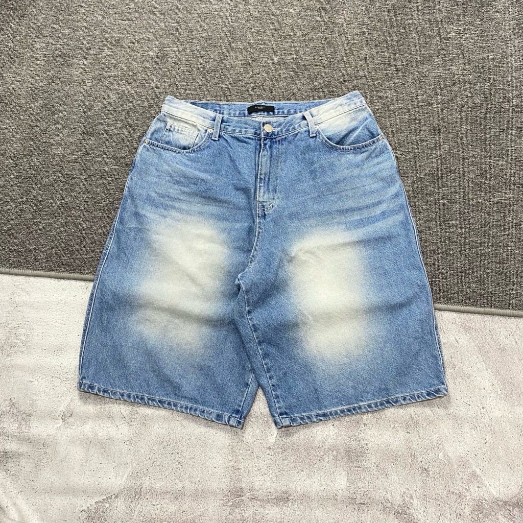 OTHERFIT Baggy jorts blue washed jeans
