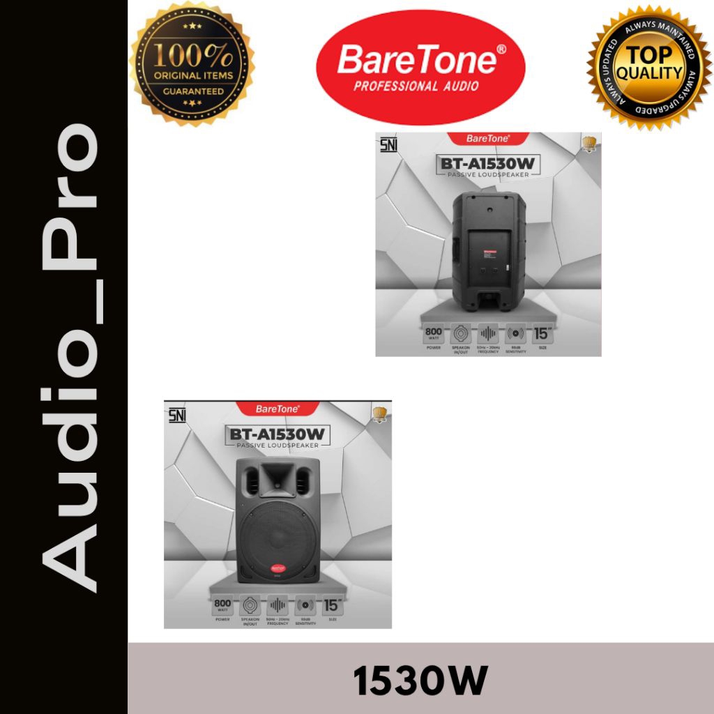 Speaker Pasif Baretone BT A1530W Speaker Pasif Baretone BT A 1530W Speaker Pasif Baretone BT-A1530W