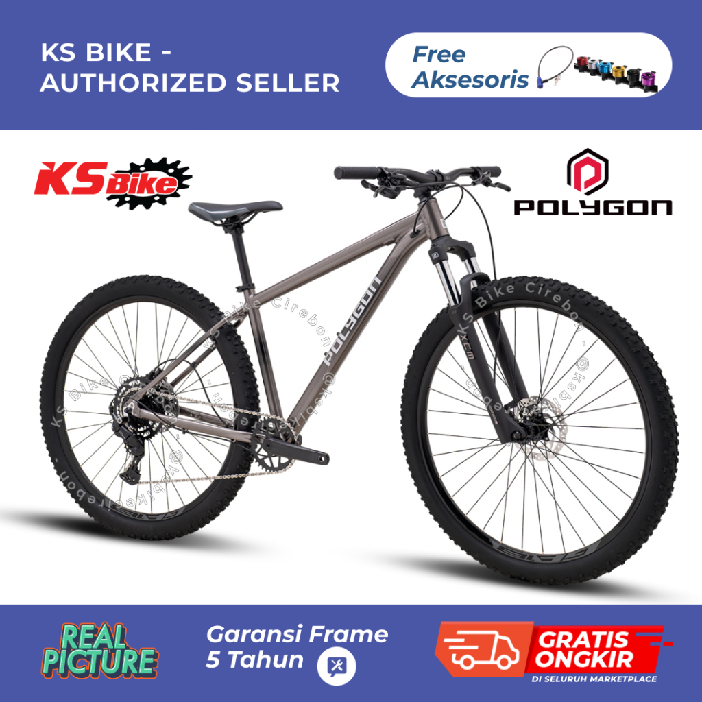 Polygon Cascade 4 27.5 Inch Sepeda Gunung MTB 27.5 Alloy XC Dewasa 9 Speed Shimano Rem Hidrolik Poly