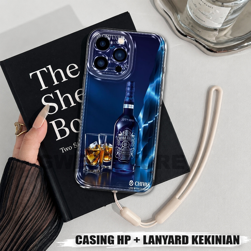 Softcase Glosy + Strap Gantungan Hp Ready Untuk REALME 3 3PRO 5/5I/C3 5PRO 6 6PRO REALMI 7 REALMI 7 