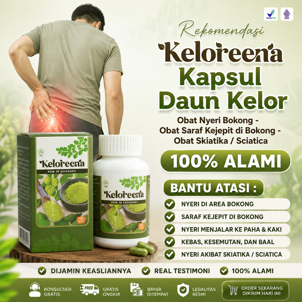 Obat Sindrom Piriformis - Obat Nyeri Bokong - Obat Saraf Kejepit di Bokong - Obat Skiatika / Sciatic
