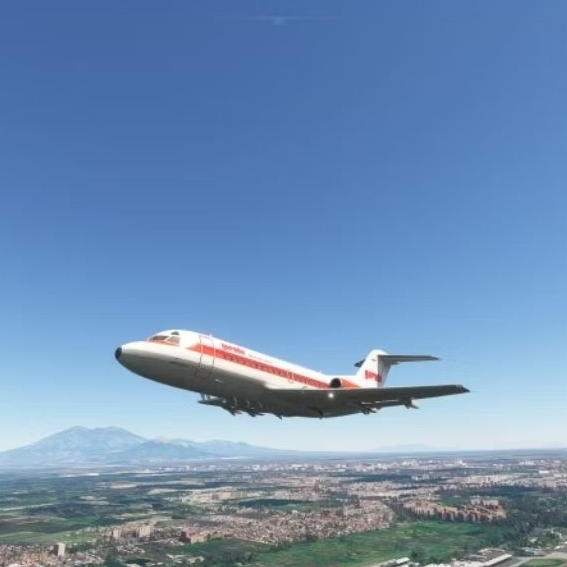 Microsoft Flight Simulator MSFS 2020 Addon - Just Flight Fokker F28 Professional