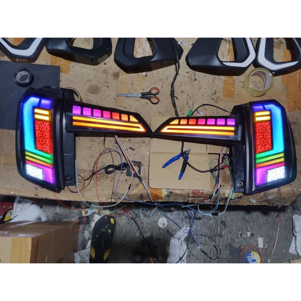 Stoplamp V2 Calya Sigra Custom Smoke RGB Matrix