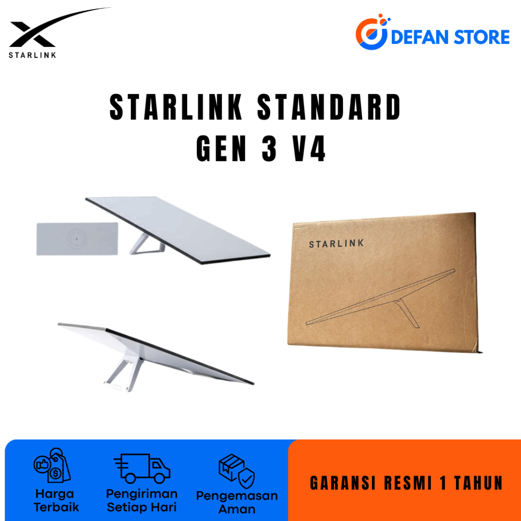 STARLINK Gen 3 V4 Standard X Satelite Kit Antena (Standard 4X)