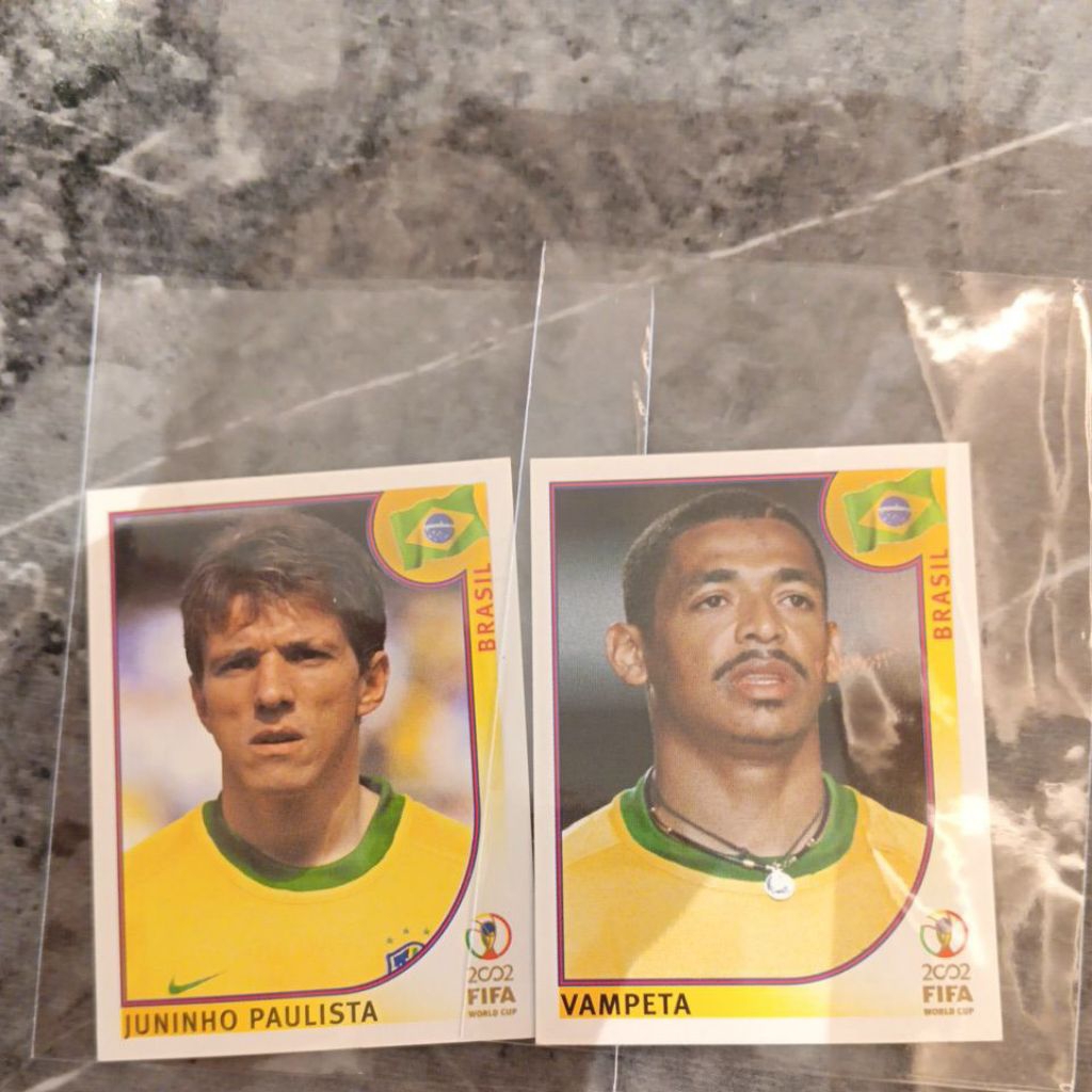 sticker bola panini world cup 2002 Brazil