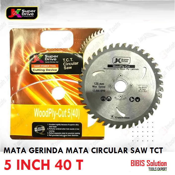 Mata Gerinda Potong Kayu Triplek 5inch Mata Mesin gergaji kayu Sirkel 5 inch Circular Saw blade Arbo