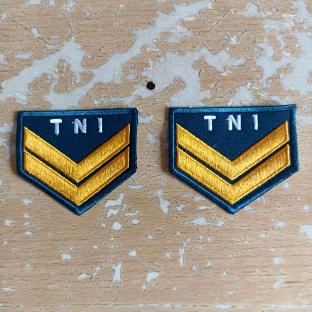 Bordir Pangkat Sertu TNI AL