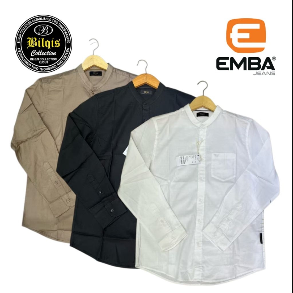 kemeja koko pria emba original