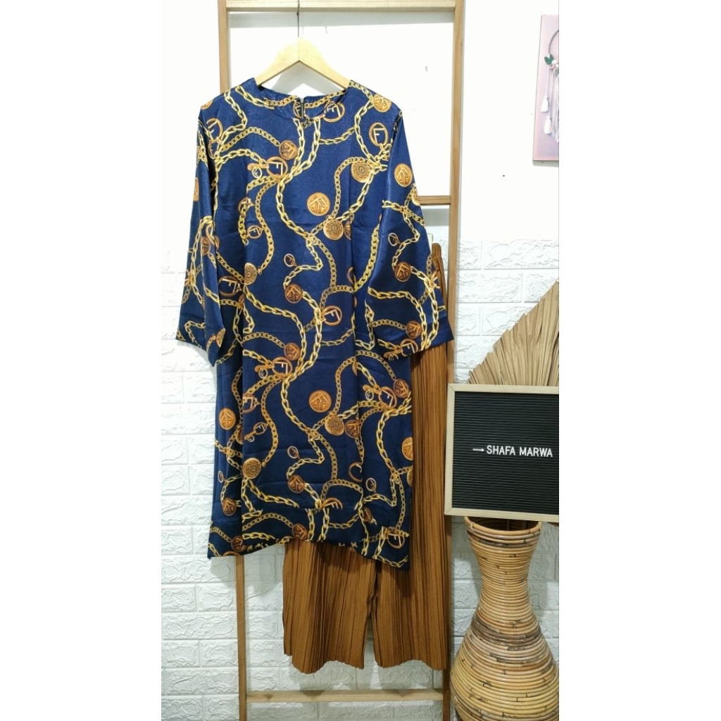 setelan tunik + kulot