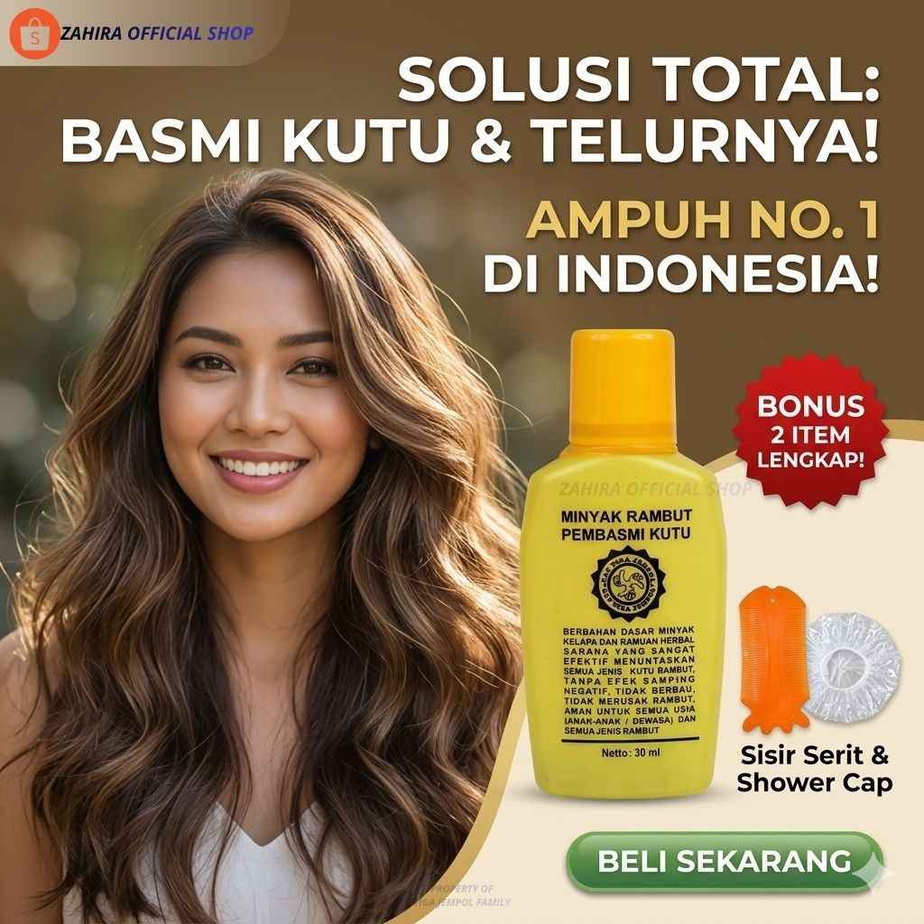 Obat kutu Rambut Pembasmi Kutu Original Cap Tiga Jempol Obat Kutu Rambut Terbukti Paling Ampuh
