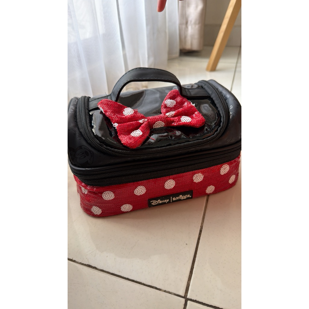 [PRELOVED] Lunch Bag Disney Minnie Mouse Double Decker Smiggle ORI Kotak Bekal anak