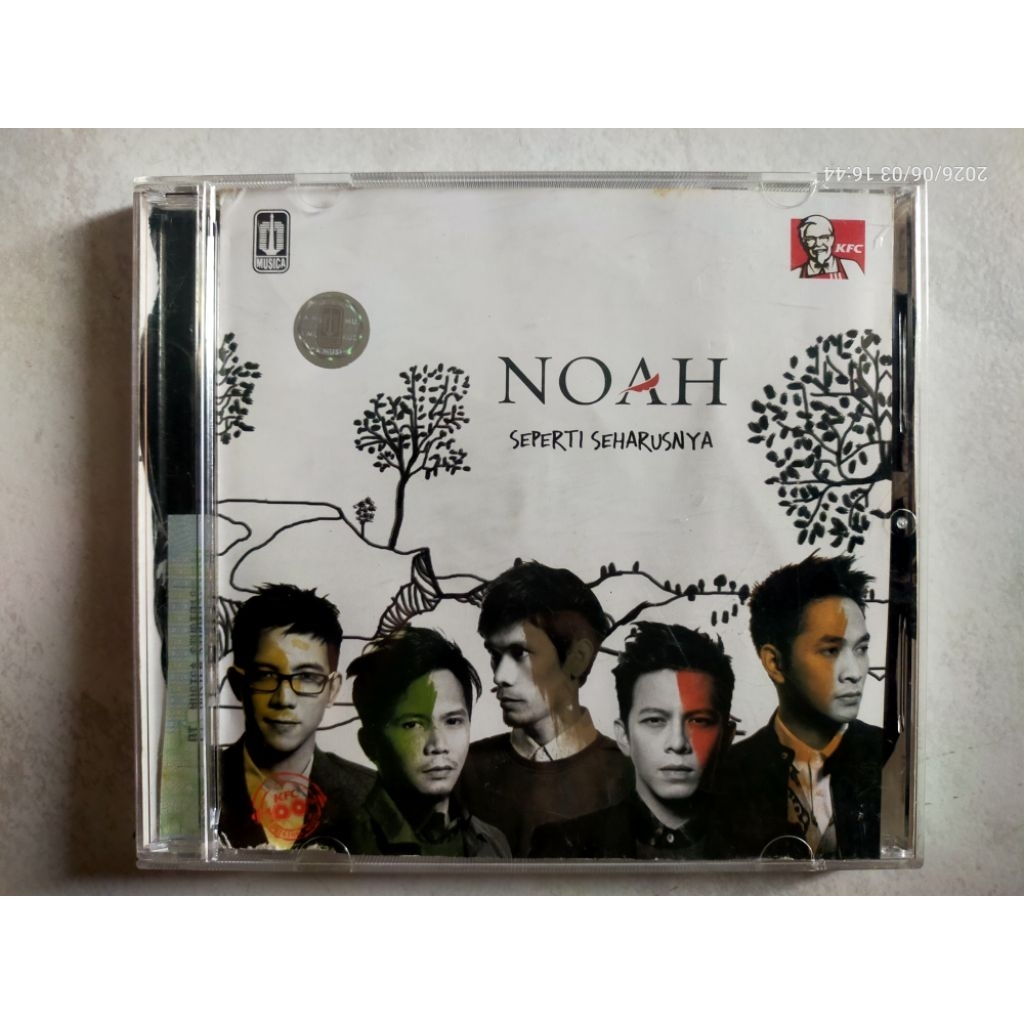 CD Original NOAH "seperti seharusnya" (cd KFC)