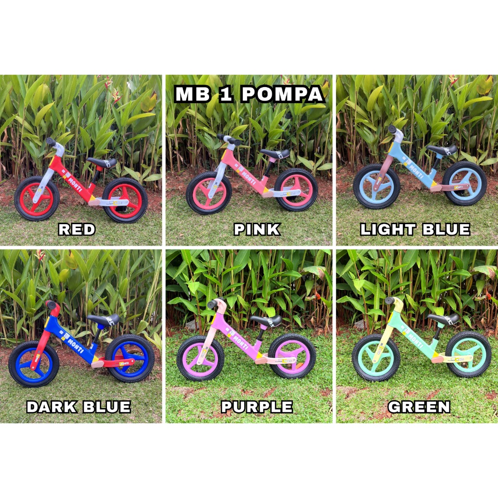 ELEMENT PUSH BIKE MONTI BALANCE BIKE BAN HIDUP - Sepeda anak push bike