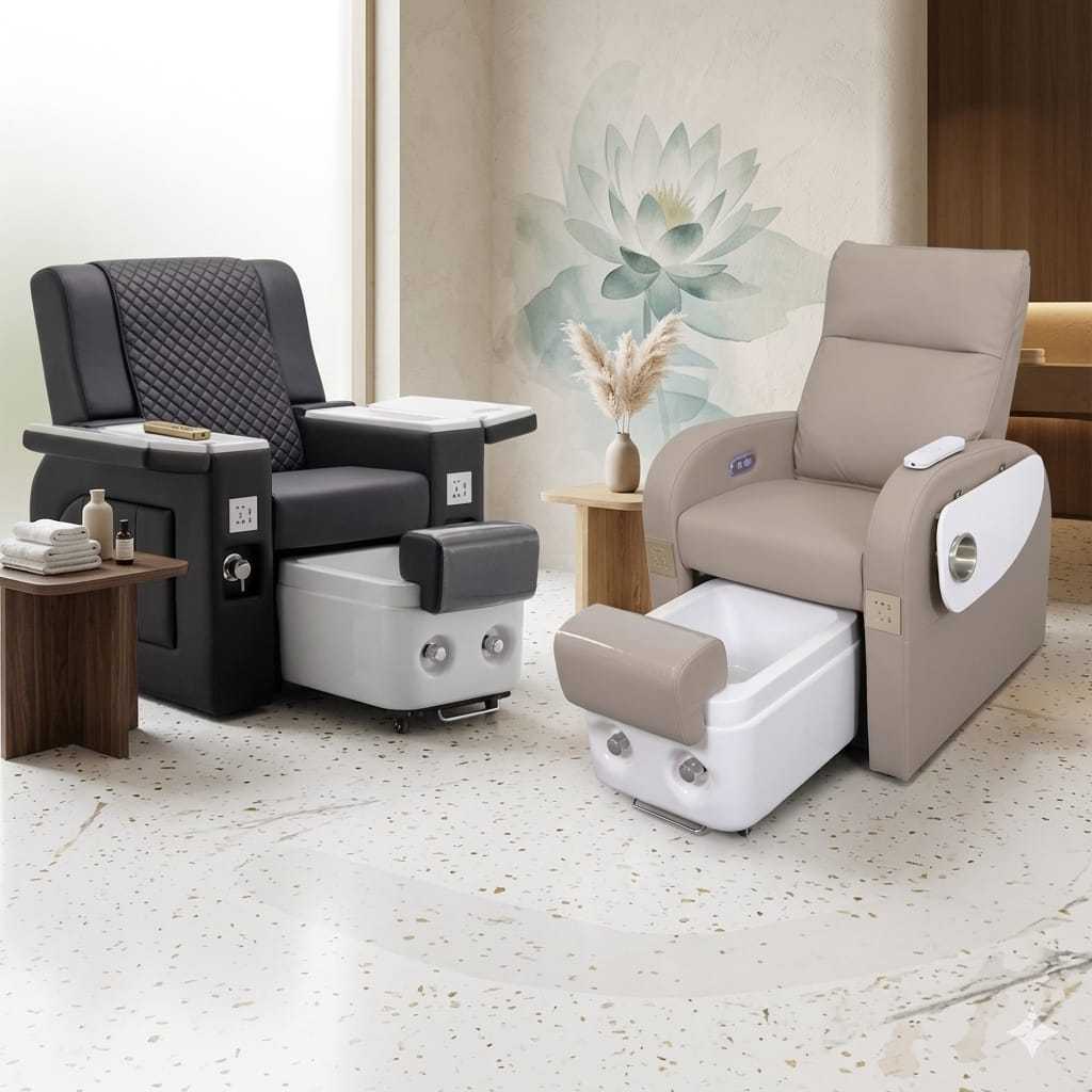 Sofa Salon Manicure Pedicure Kursi Nail Art Kursi Reflexi - Sofa Elize & Ayana