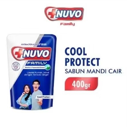 Sabun Mandi Cair Nuvo 400ml Cool Protect
