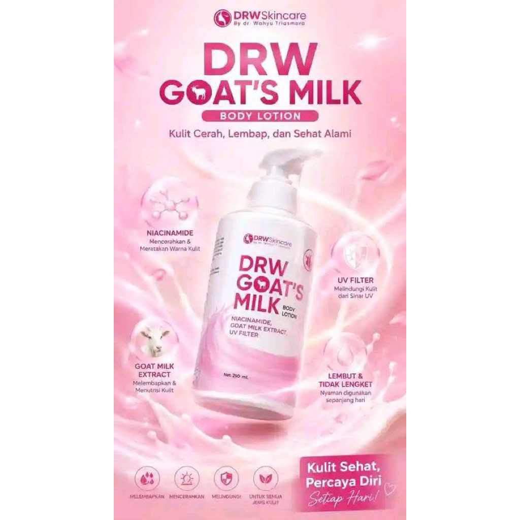 drw goat’s milk body lotion / lotion drw