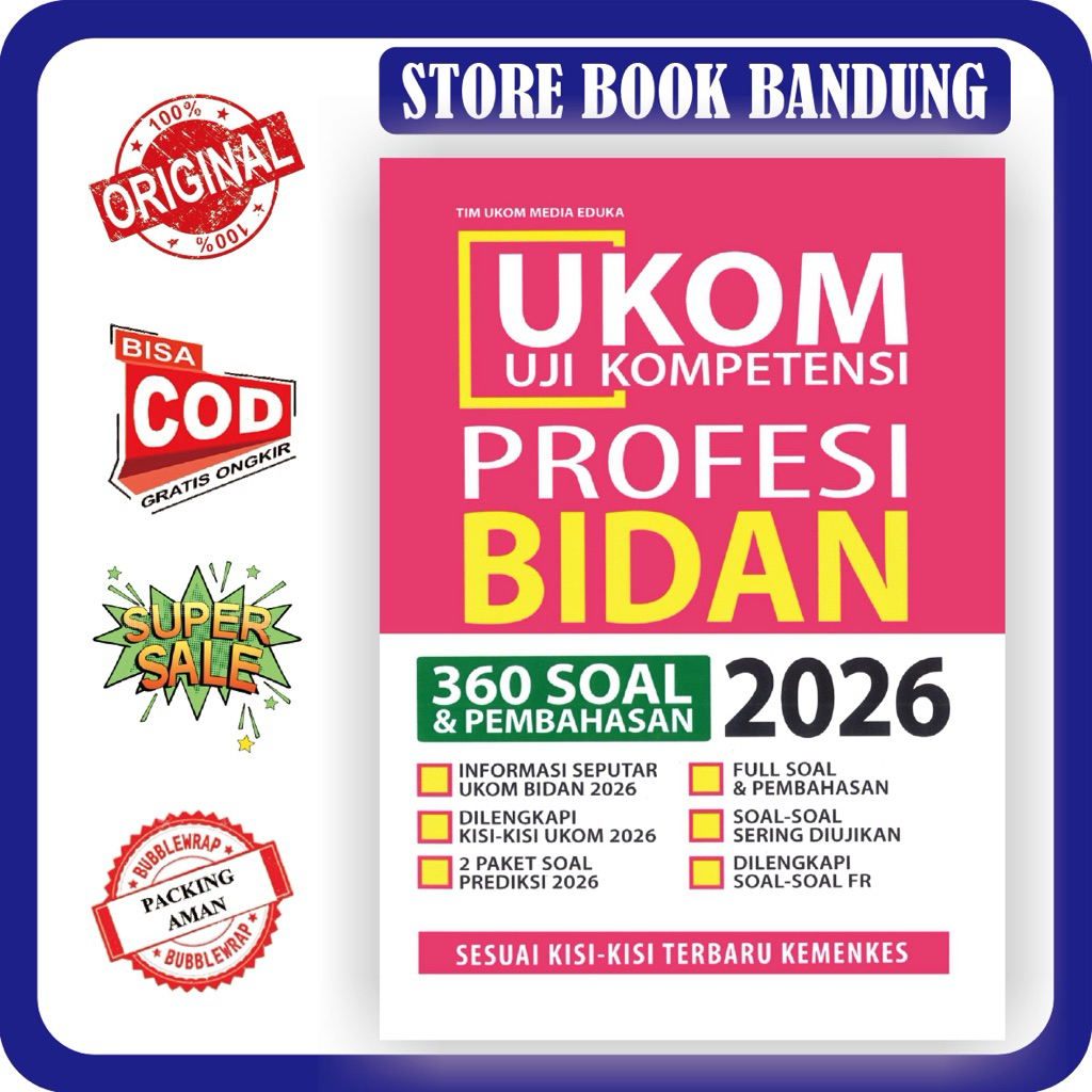 Buku UKOM Profesi Bidan 2026 - Uji Kompetensi Bidan 2026