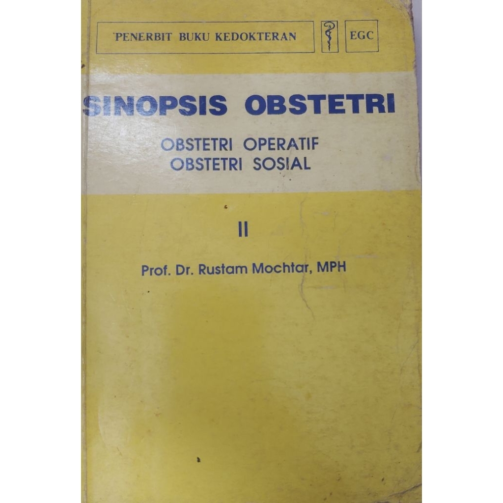 BUKU SINOPSIS OBSTETRI II BEKAS ORIGINAL