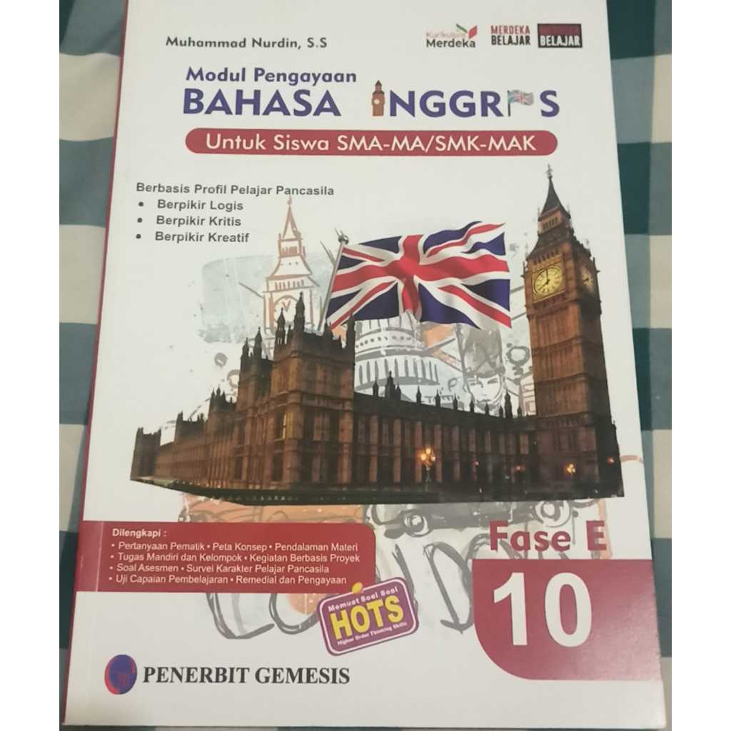 Modul Bahasa Inggris Kelas 10 baru