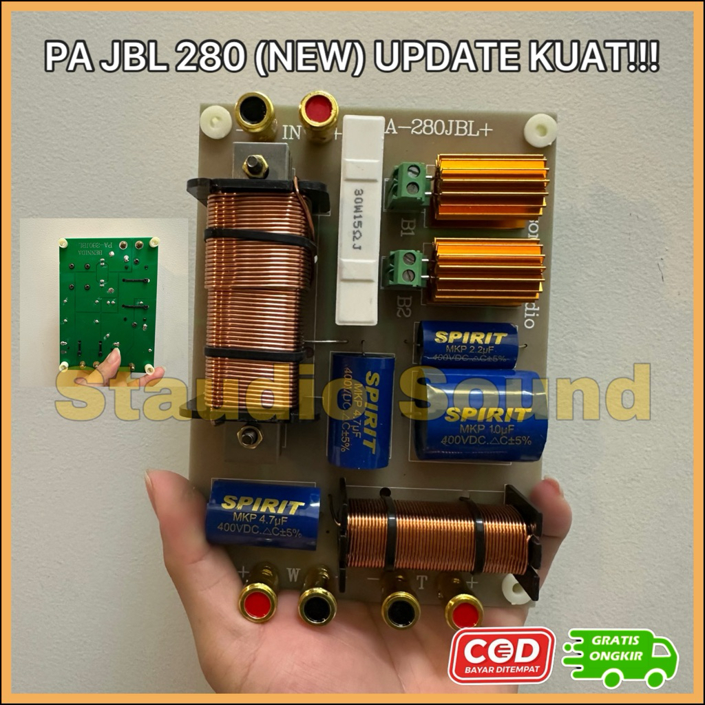 Crossover JBL PA280 Crossover 2 Way CROSSOVER PASIF PA-280 JBL PROFESIONAL AUDIO CROSSOVER 2 WAY PA 