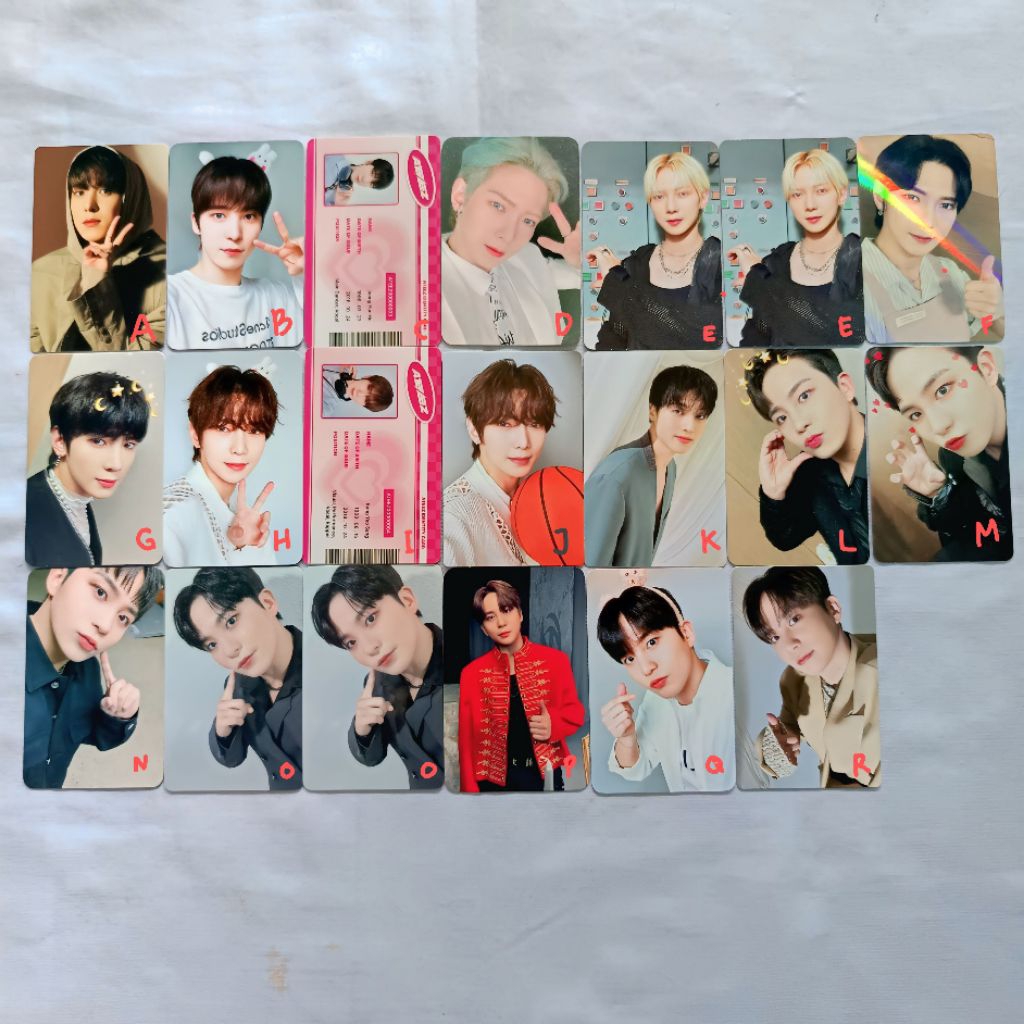 Photocard ATEEZ Lucky Draw POB Yunho Yeosang Wooyoung Jongho