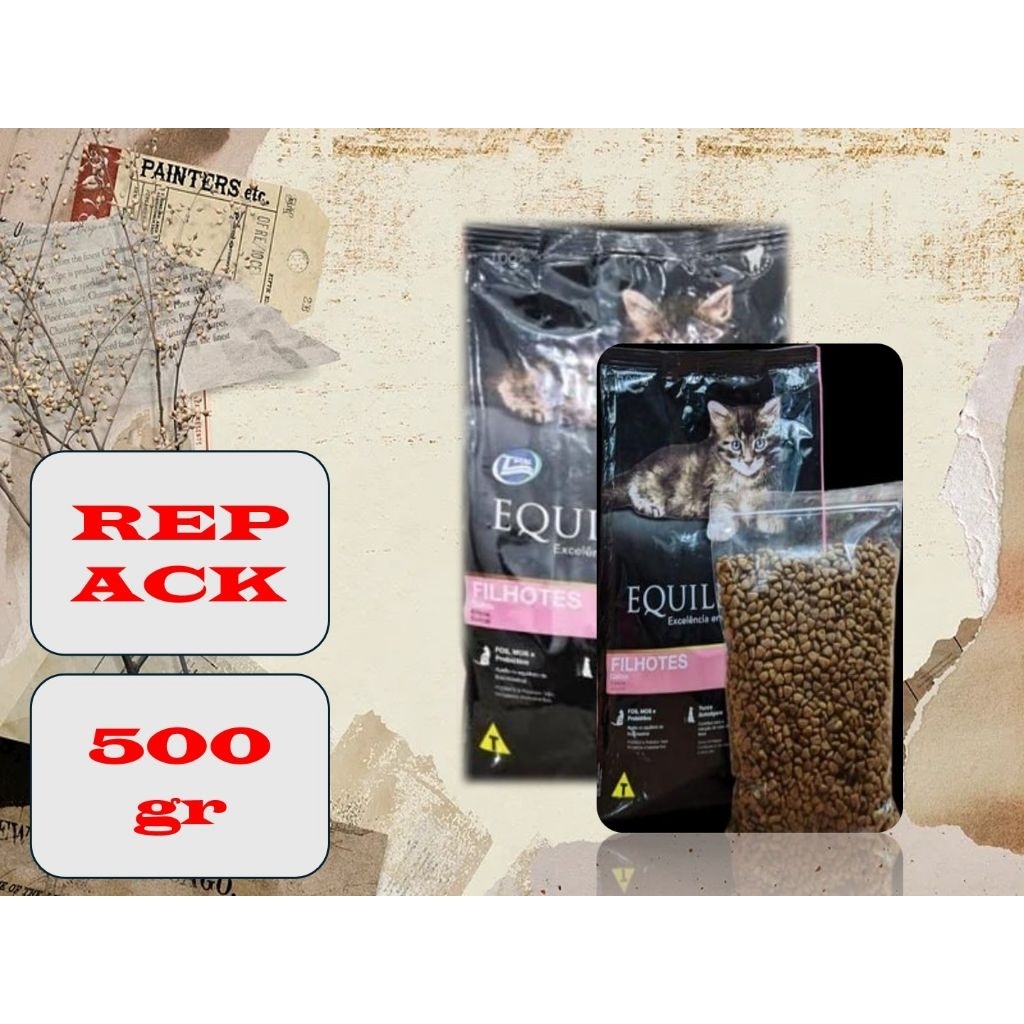 Makanan Kucing (EQUILIBRIO KITTEN 500GR REPACK) EQUILIBRIO KITTEN