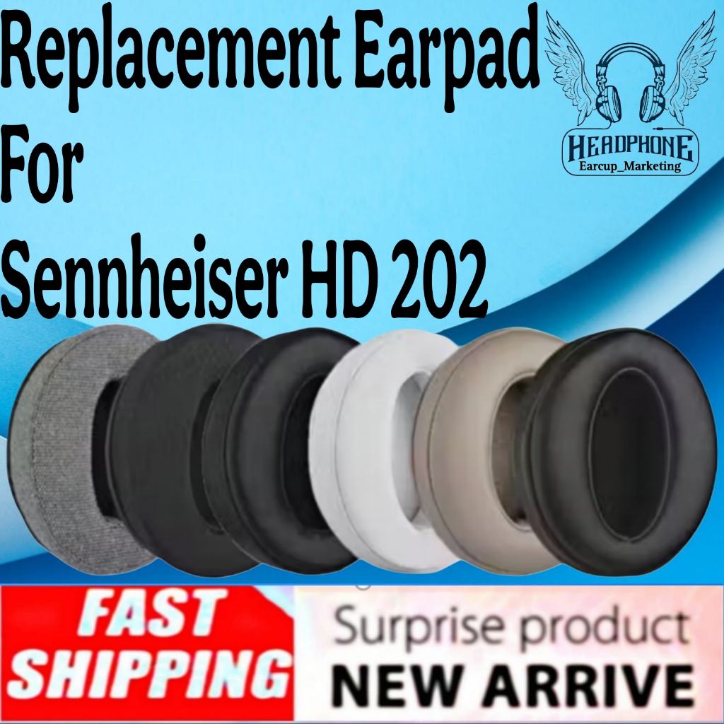 Bantalan Busa Earcup Earpad Headphones Foam Sennheiser HD 202 / Sennheiser HD202