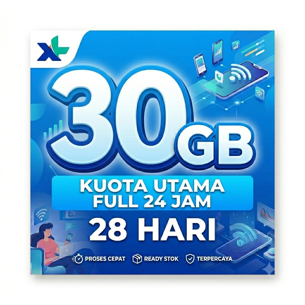 XL Unlimited Internet Full 24 Jam Nasional Stabil dan Cepat