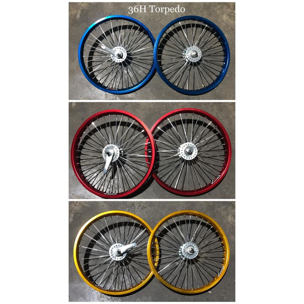 WHEELSET 20INCH TORPEDO HARGA SEPASANG