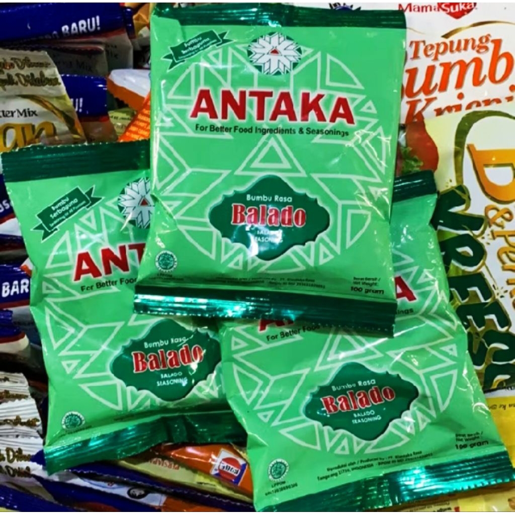 Antaka Bumbu Tabur Antaka Serbaguna All Varian Rasa Balado Gurih Pedas