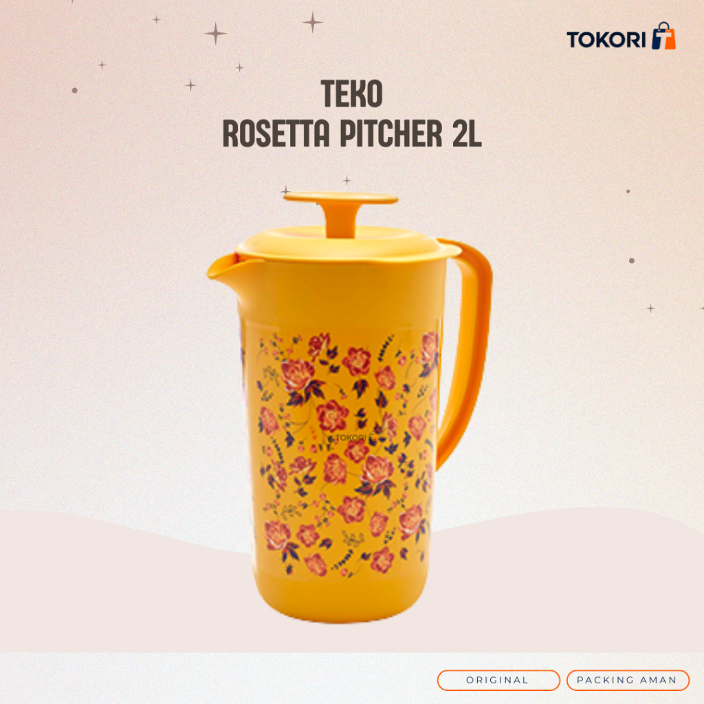 [TOKORI] Tupperware Rosetta Pitcher 2 L Teko Minum Baru Tuppy
