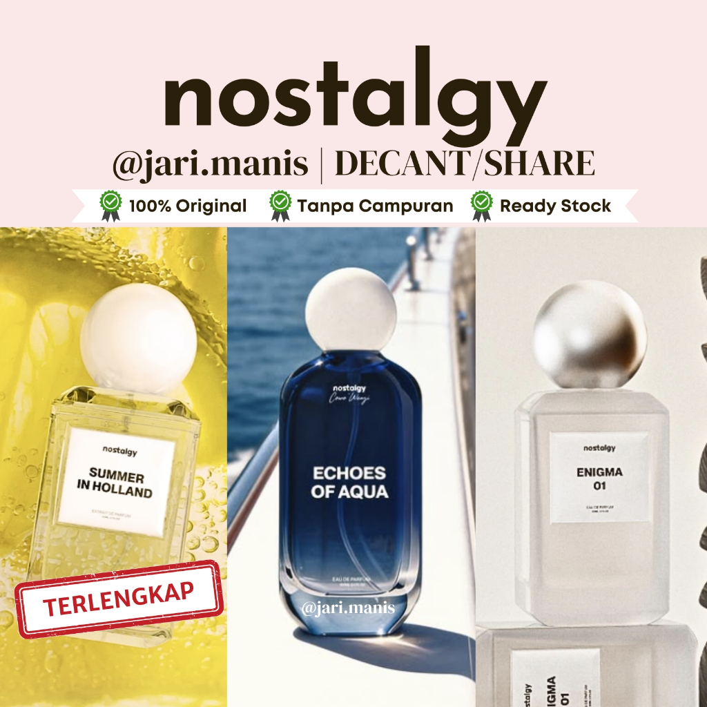 decant share Nostalgy Enigma 01 Echoes of aqua burlesque night crimson petals midnight memory profan